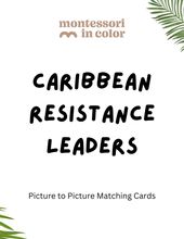 Load image into Gallery viewer, Caribbean Resistance Leaders: Matching Cards
