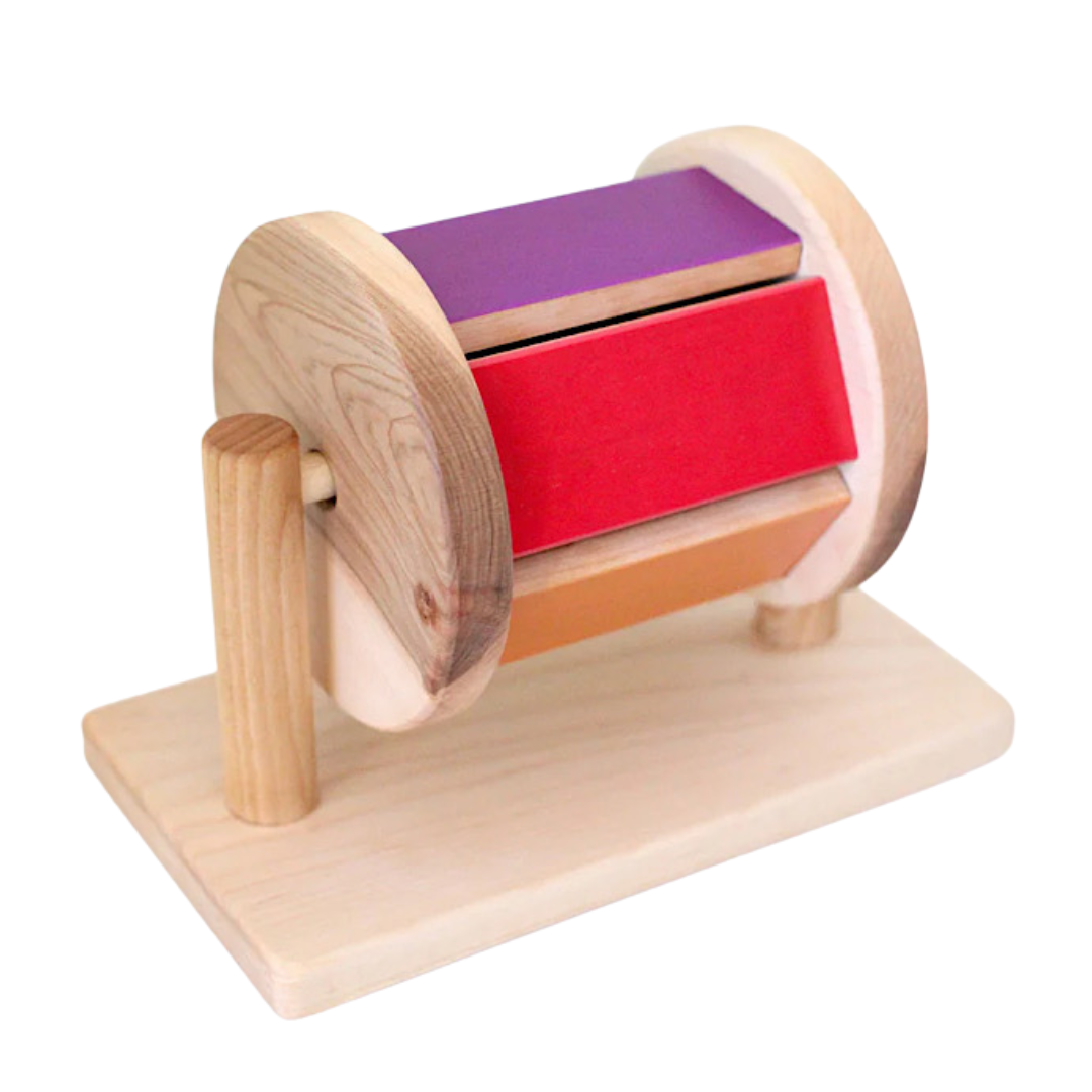 Wooden Montessori Spinning outlet Drum